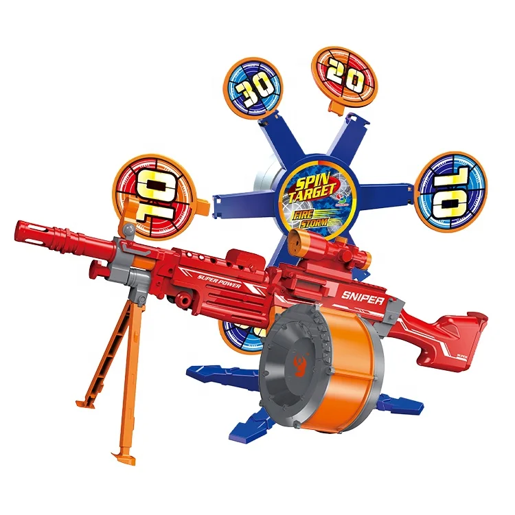 Big Toy Guns Electric With Foam Soft Bullets Ball Dart Blaster Long Range Shoot Guns Sniper For Boys