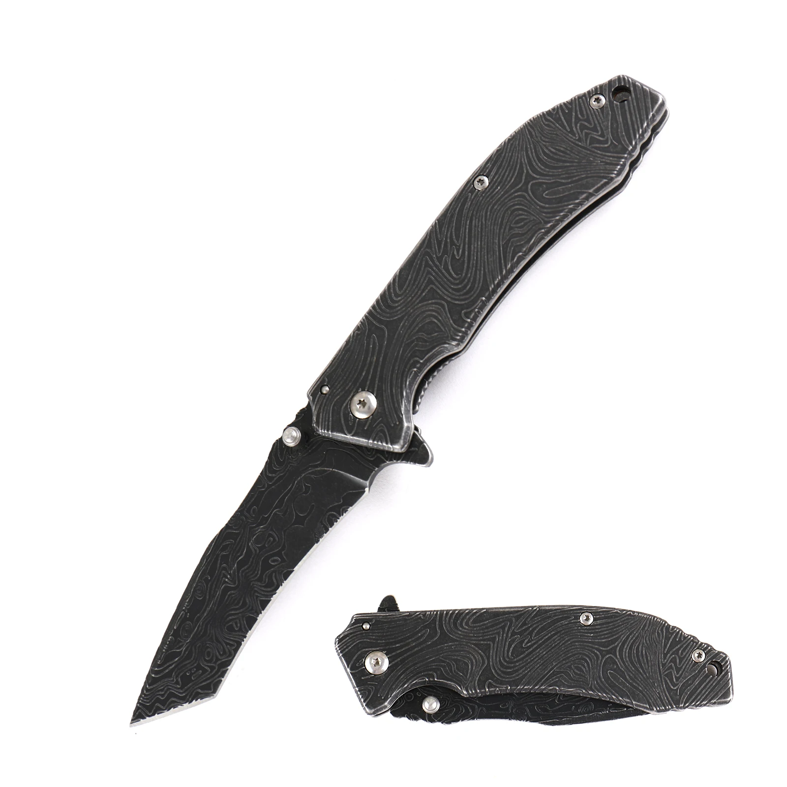 Tactical pocket folding knife assisted opening pocket knife custom logo