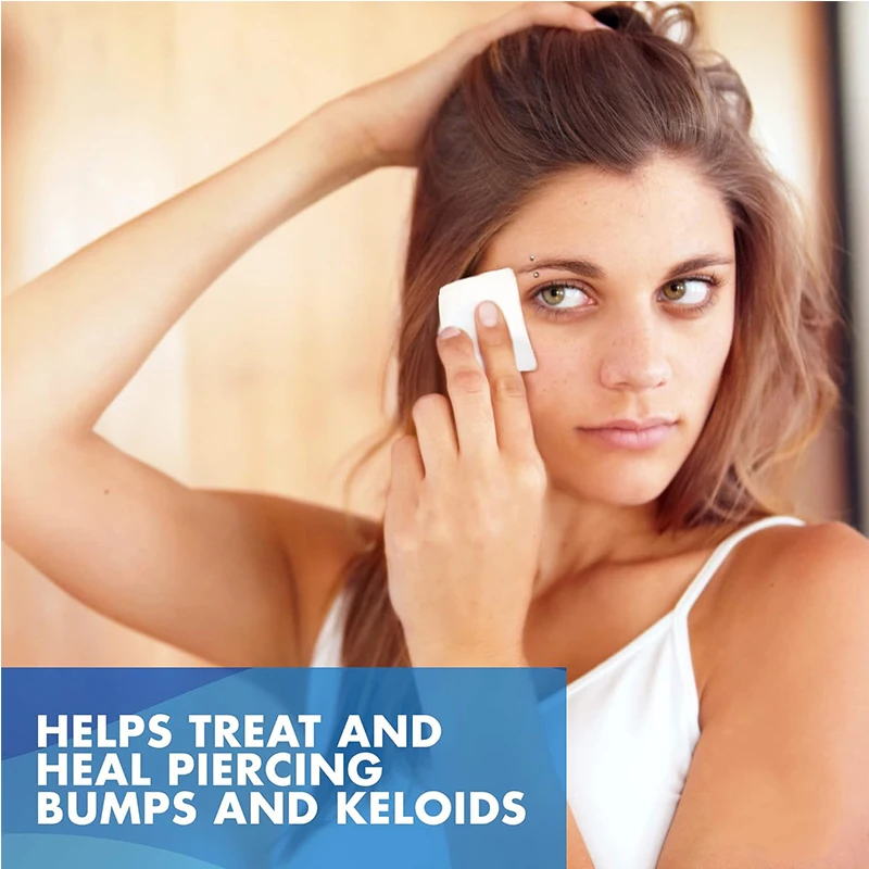 Private Label Latex Free Saline Solution Keloid Bump Piercing Aftercare Wet Wipes