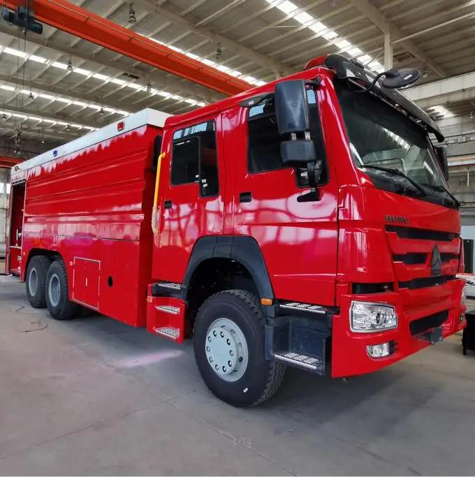  sinotruck sinotruk brand new howo heavy duty water truck for fire fighting foam