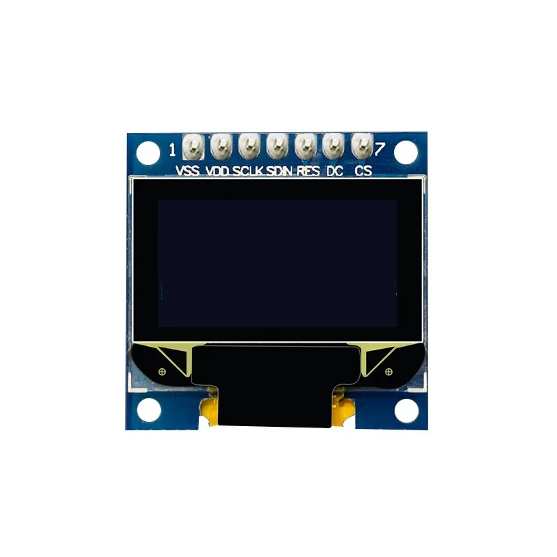 0.96 inch OLED 12864 dot matrix compatible SSD1306 drive 7 pin SPI I2C white blue yellow blue color module display 3.3V