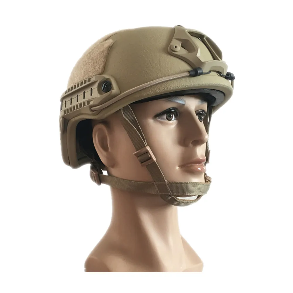 
Army Combat Protective Sports Helmets NIJ IIIA FAST Tactical PE Bulletproof Ballistic Helmet Paintball Sports Accessories 