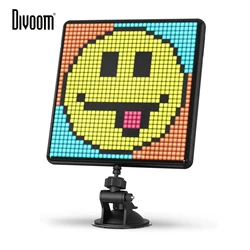 Hot Divoom Pixoo Max Digital Photo Frame with 32*32 Pixel Art Programmable LED Display Board, Christmas Gift Home Light Decorate