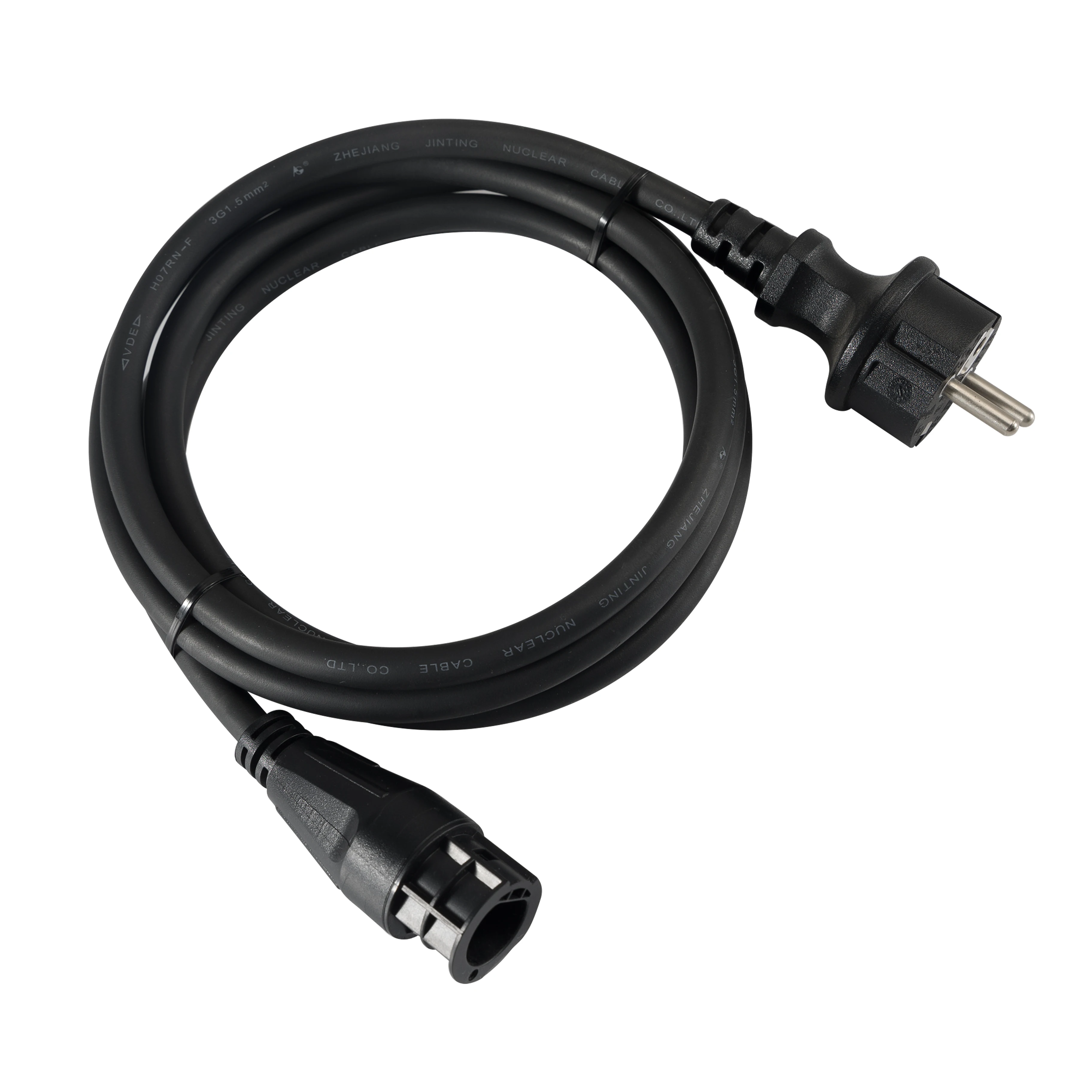 IP68 Waterproof OEM Injected Betteri BC01 Male Female Connector Solar Micro Inverter to EU Schuko AC Extension Plug Power Cables