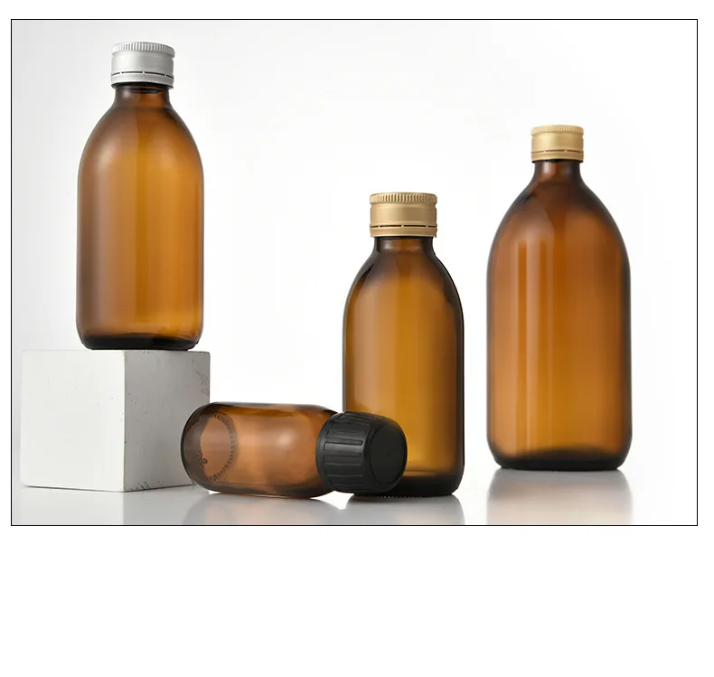 Oral Liquid Bottle Syrup Medicine Amber Liquid Bottle For Oral Liquid