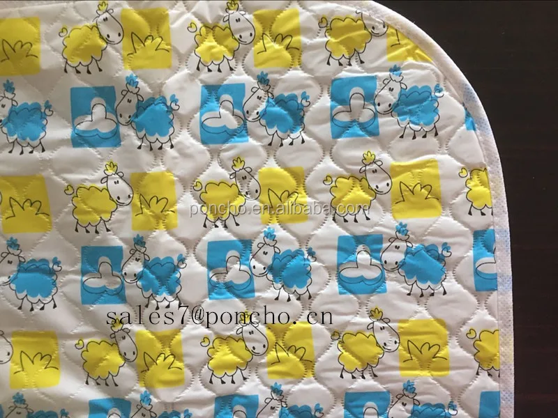 BABY PEVA+Sponge+PEVA portable changing pads mat/diaper changing mat