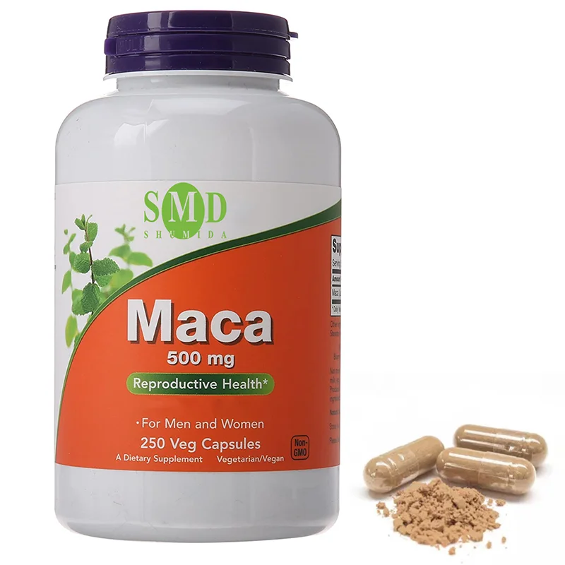 Black Maca Root Extract Capsules Concentrate Black & Purple Maca Root 100% Pure Organic Vegan Capsules