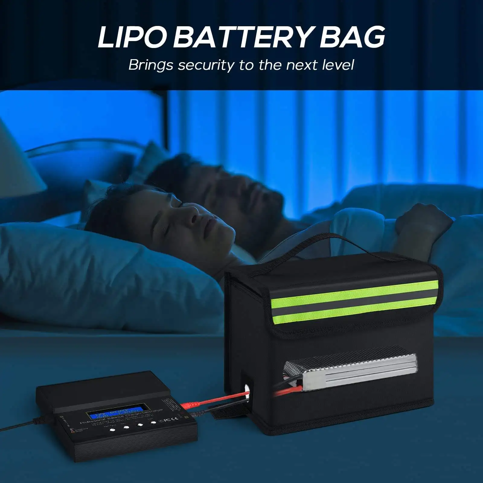 Lipo Safe Safety Charge Battery Bag Portable Handbag Custom Fireproof Explosion-Proof Waterproof Storage Bag