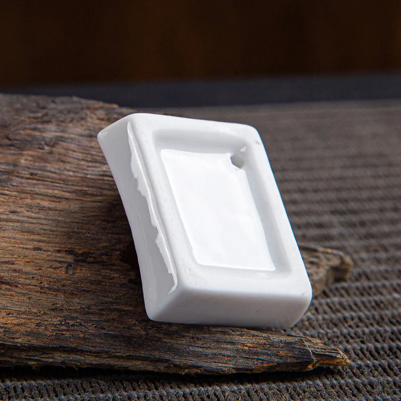 Ceramic Incense Insert Japanese Pattern Chopsticks Frame Incense Rest Restaurant Table Incense Rectangular