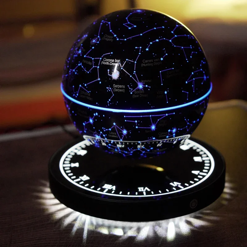Magnetic Levitating Starry Sky Lamp Floating Table Lamp Creative Gift LED Decorative Table Lamp Magnetic levitation star ball