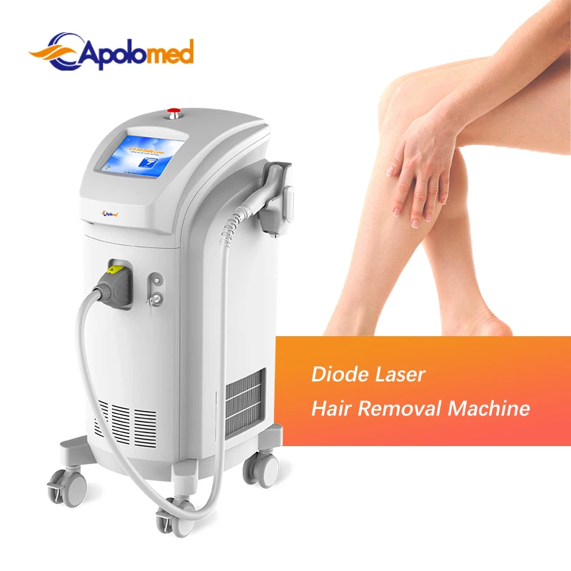 Apolo Epilation 808 hospital hair removal diode laser equipment price high density diode laser hair removal machine prices