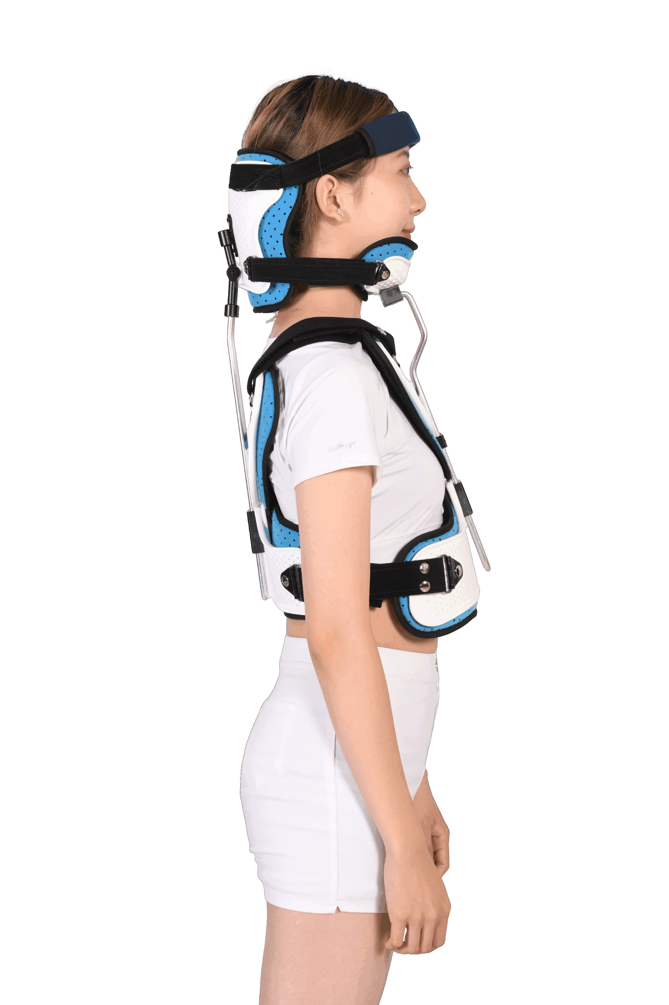 Adjustable Medical Neck Chest Fixation Brace TLSO Fracture Spinal Support Breathable