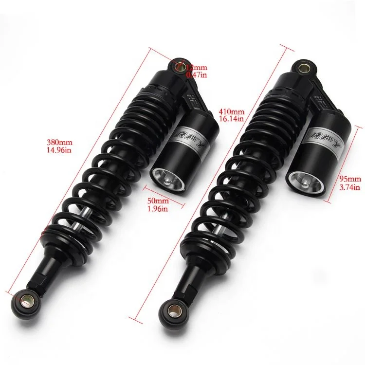 RFY 340 мм 350 360 370 375 380 390 400 мотоцикл задний амортизатор для Yamaha Honda Kawasaki Suzuki