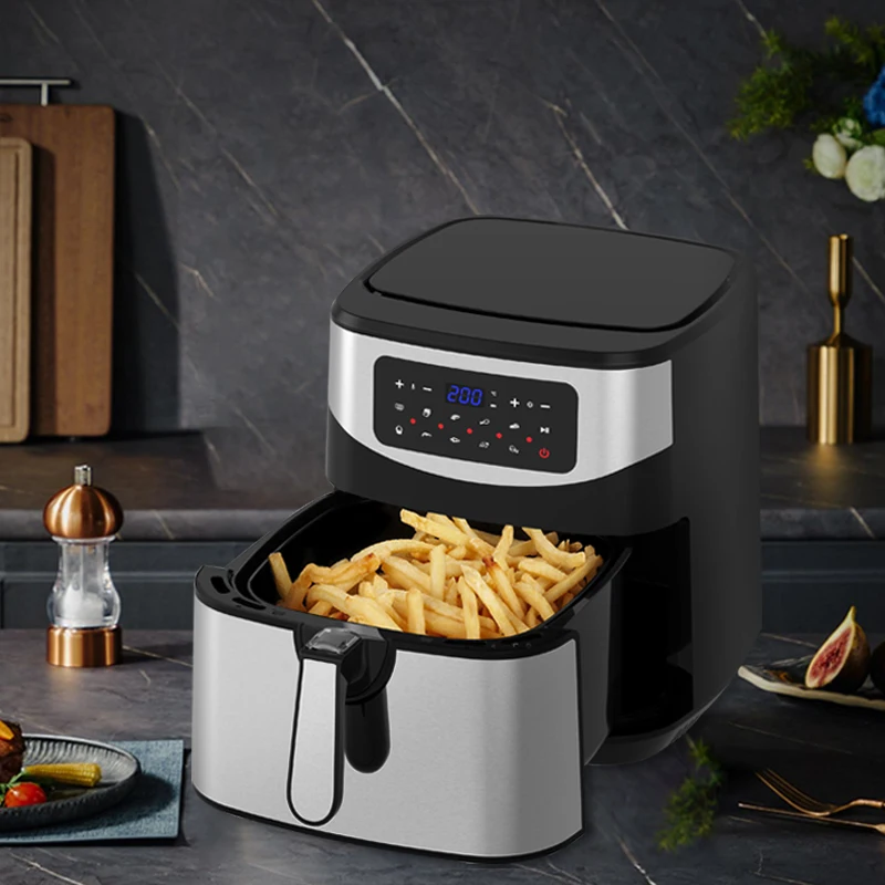 Hight Quality Multifunction Easy Clean Air Cooker Fryer Oil Free Non-Stick Fry Basket Air Fryer For Kitchen