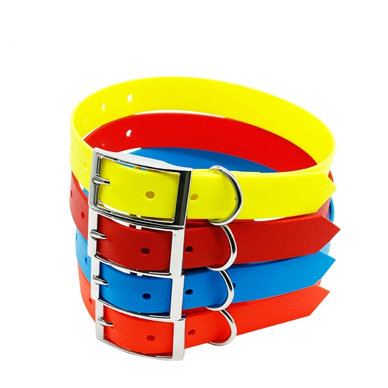 Wholesale Custom Adjustable Personalized Plastic Soft PVC TPU TPR Silicone Rubber Large Dog Training Neck Collar Waterproof