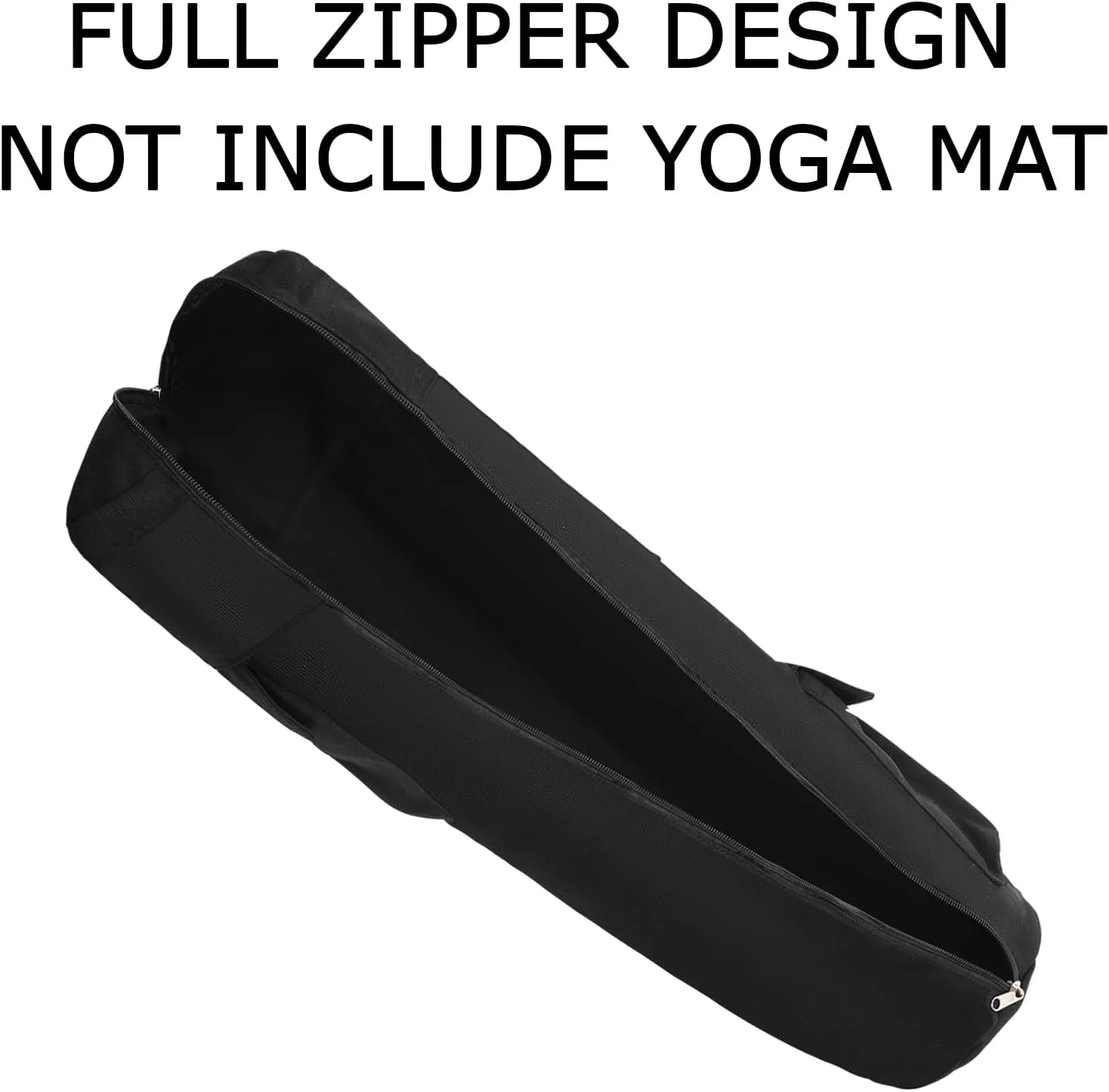 Yoga Mat Bag with Water Bottle Pocket, Exercise Yoga Mat Carrier Multi-Functional Storage Bag with adjustable straps