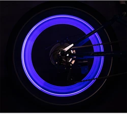 Light Sensor and Movement Sensor Bicycle Spoke Light With Optics Lens