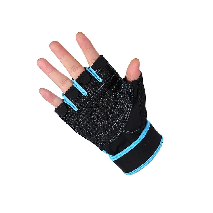 
Good quality promotional fashion gym gloves fitness custom design protective gloves 