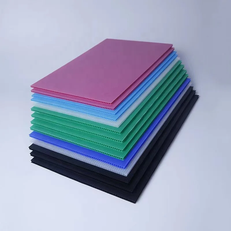 High Quality Multi Wall UV Treatment Plastic Polypropylene Anti-Static UV Printing Plastic PP Sheet