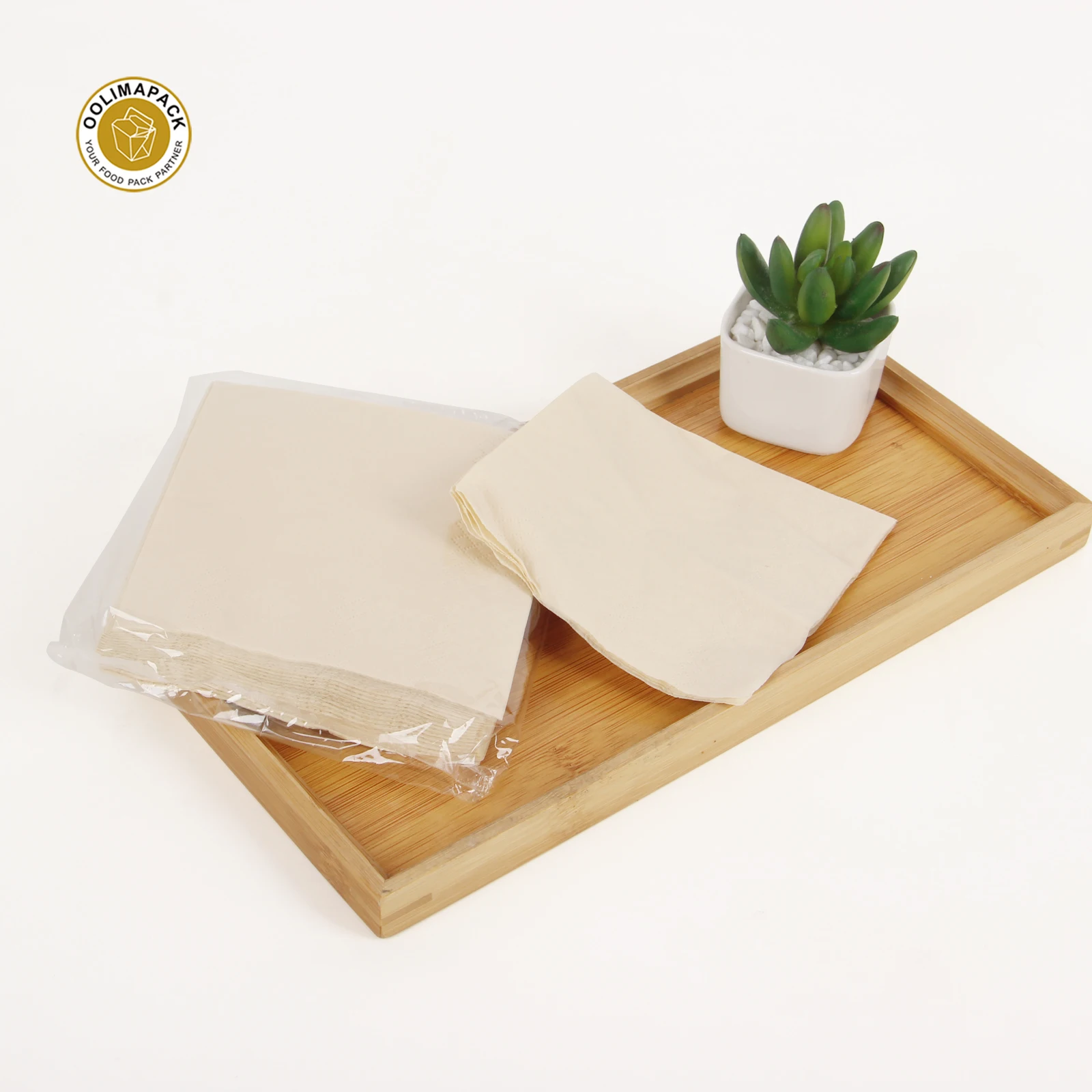 Custom logo printing Recycled Party Napkins Wholesale 2ply Paper Napkin