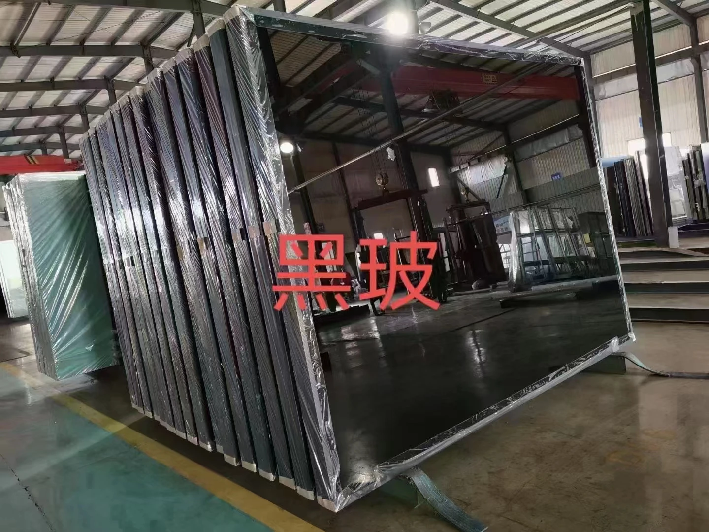 Levitating magnetic floating glasses in building glassTempered glass reflective black float  glass reflective