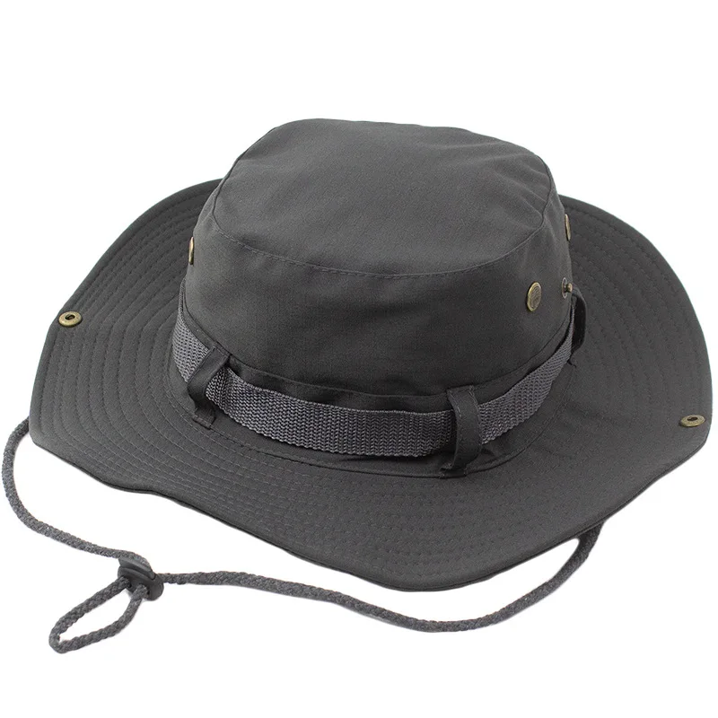 Straw Hats Outdoor Bucket Camping Bush Walking Foldable Hat Wholesale Beach Fishing Printed Evergrowing 2