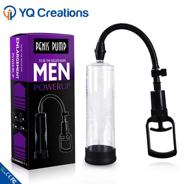 Canvor Male Manual Penis Vacuum Pump Air Pressure Device Enhancer with Cock Ring for Penis Pump Enlargement