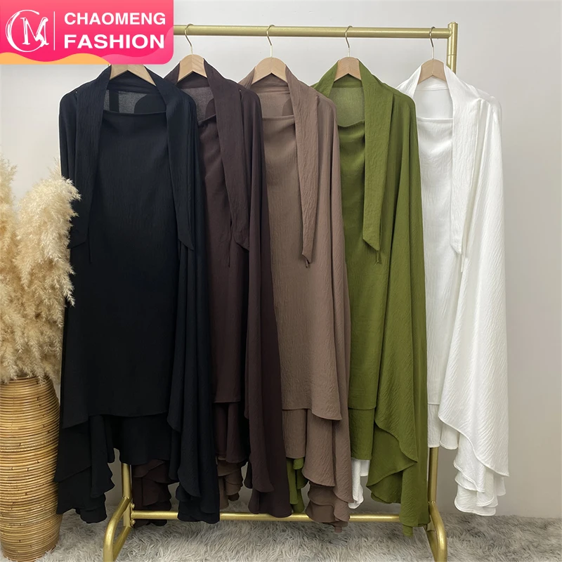 2339 # Dubai uk модная длинная молитва jilbab khimar с никабом 5 видов цветов хиджабом для мусульманских женщин