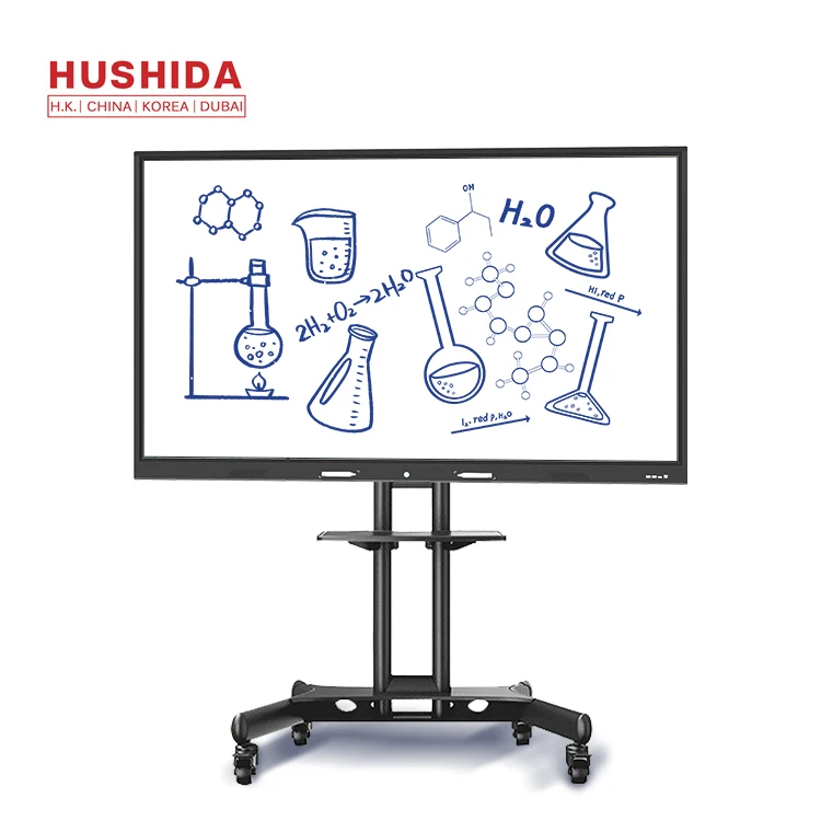 55 inch interactive electronic writing board portable smart whiteboard