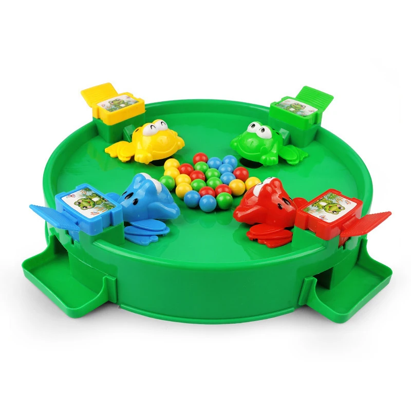 2020 new feeding frog game frog eating beads educational toy entertainment interactive game