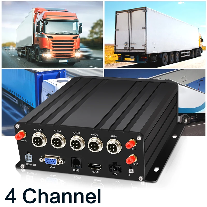 Производители оптовая продажа 4ch 8ch Wlan Gps функция Hd Автомобильный видеорегистратор Mdvr с 2 камерами