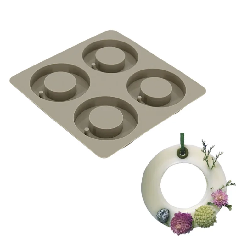 Брелок воск плесень эпоксидной литья ювелирных изделий силиконовые восковые формы Круглый Смола пресс-формы