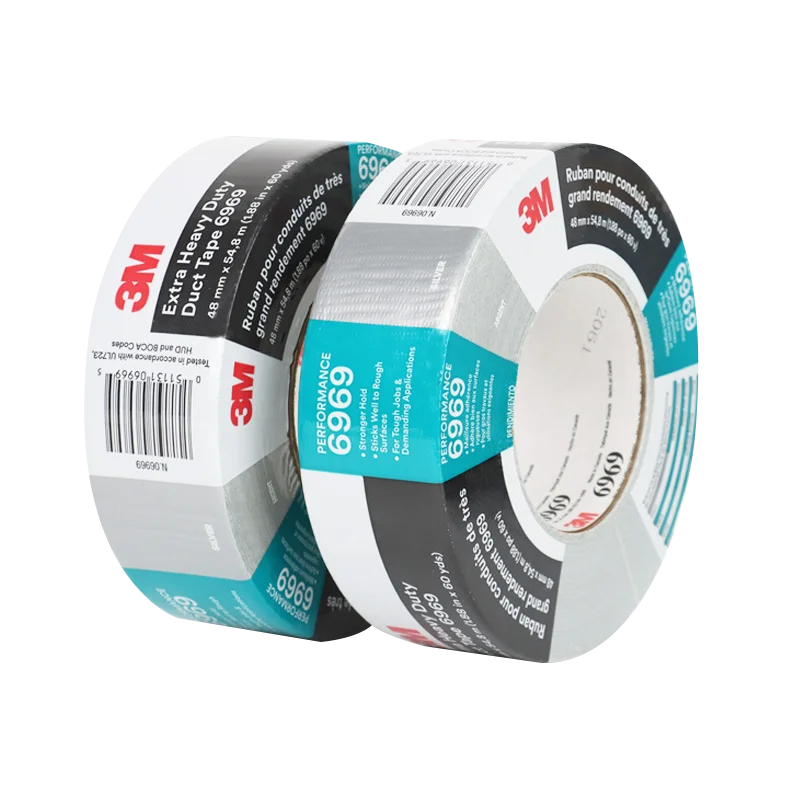 New product 3M 6969 Waterproof leak repair high temperature resistance silver gray duct tape