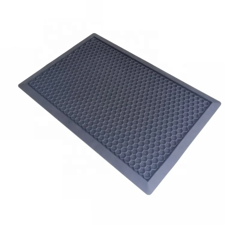 Hot Sale Factory PriceFashion Durable Large Size Pure Black Bar Mats Non-slip PVC plastic for Bar shop tools
