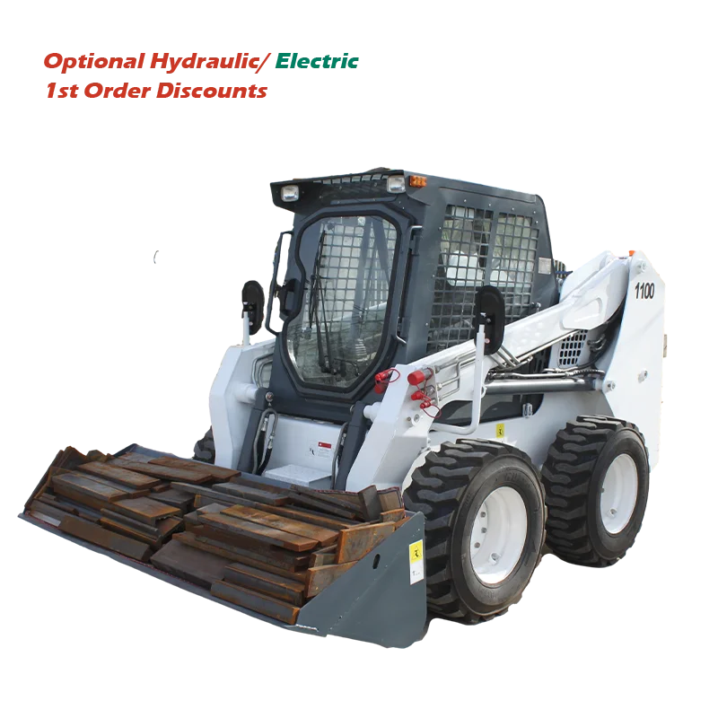 Multi-function Skid Steer Loader WSL-1100 from the Chinese earth-moving machinery manufacturer