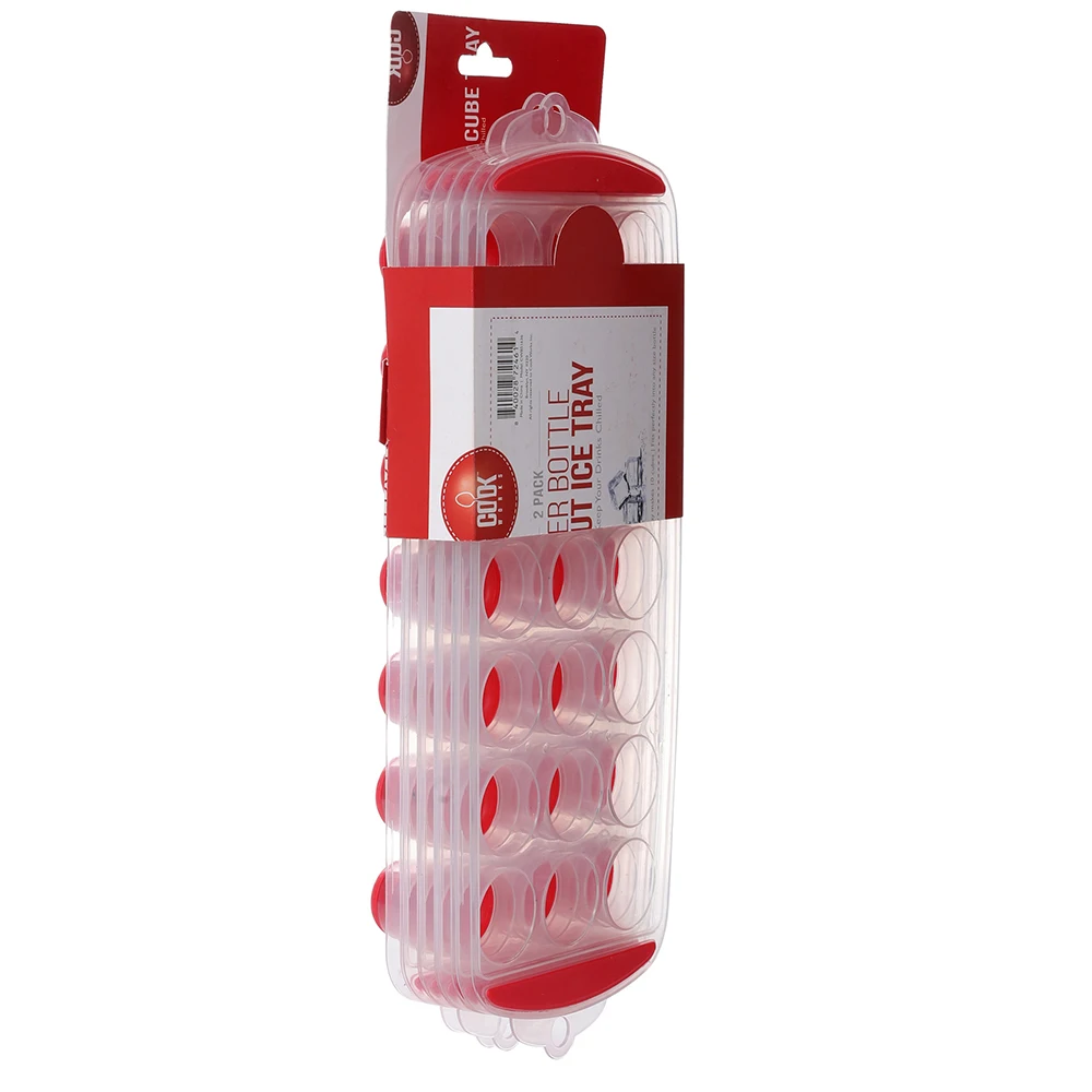 BPA Free Reusable Ice Cube Trays plastic Sphere Ice Ball Maker with Lid , small Round Ice Cube Molds for Whiskey