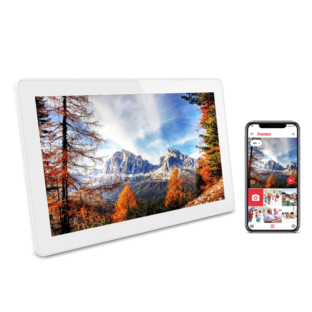 15.6 inch RK3326S 2+16GB smart video biuframe software wifi cloud photo frame Android 8.1