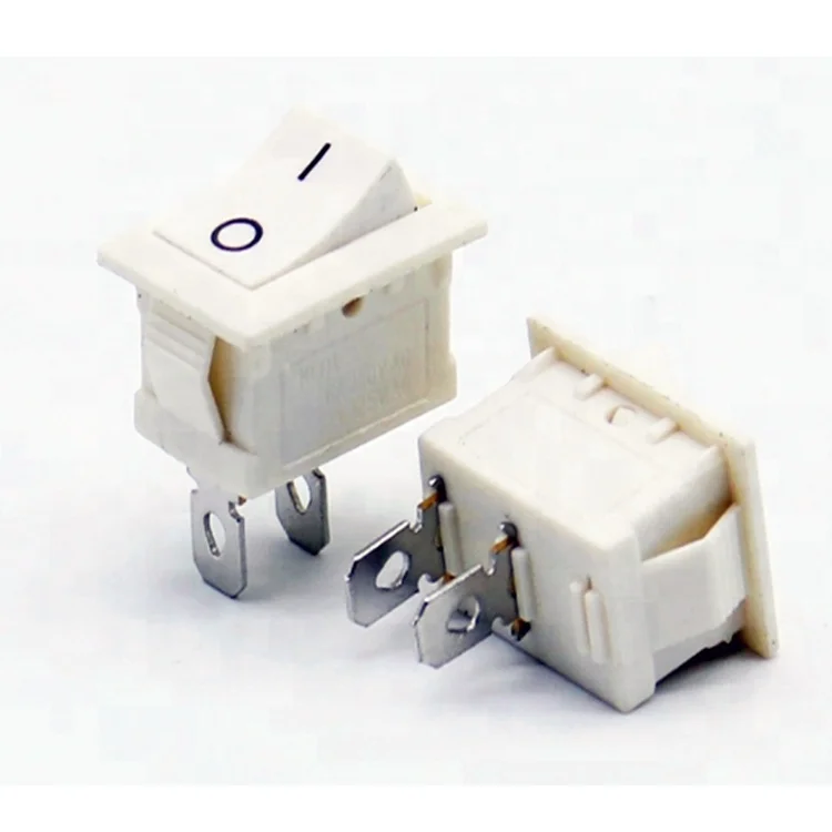 bjb 301small rocker switch t85  in white color 707  electrical rocker switches for electric fireplace