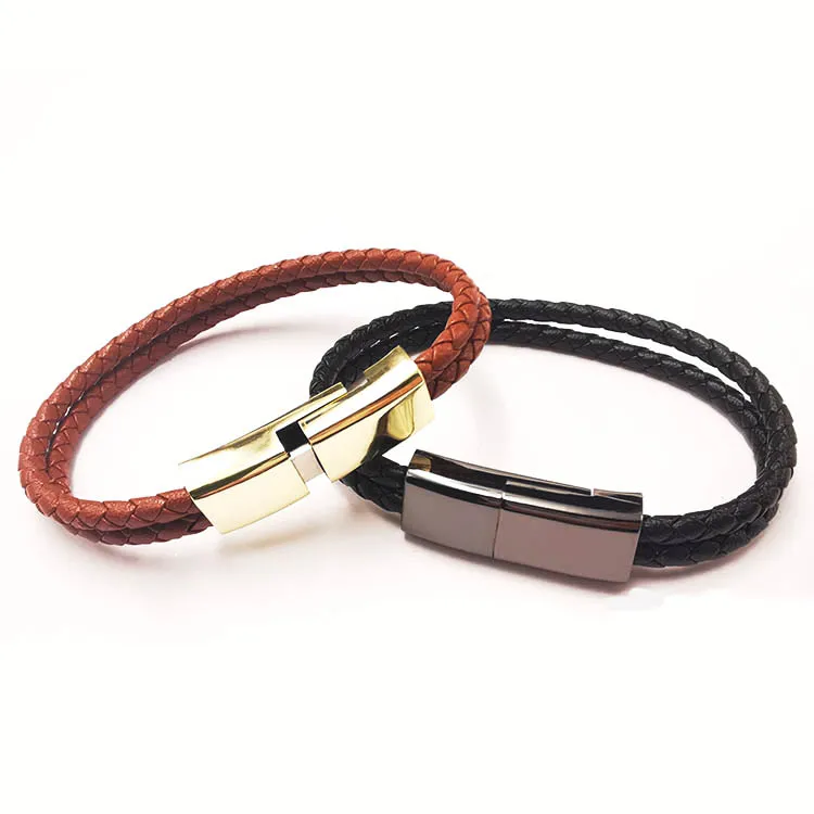 
Custom Logo Usb Bracelet Cell Phone Charger Wire Micro Type C Charging Data Cable For Apple 