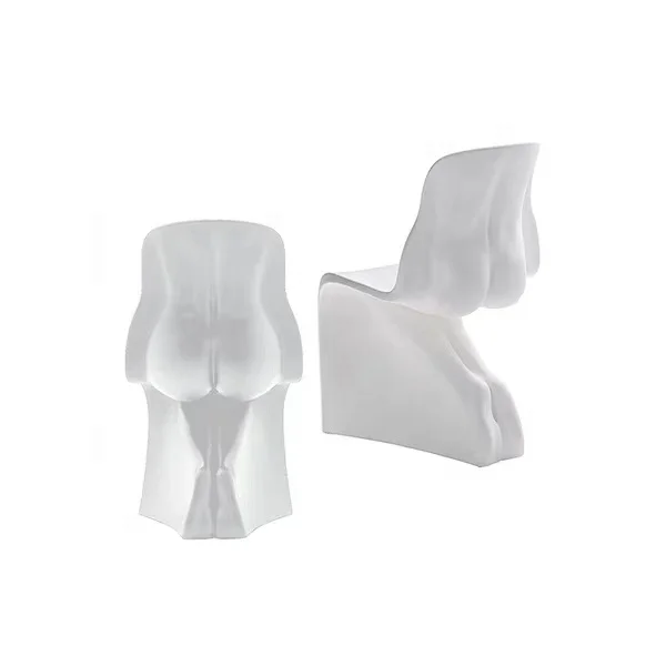 MEIJIA Modern sexy design naked human body him her fiberglass bum lounge chair