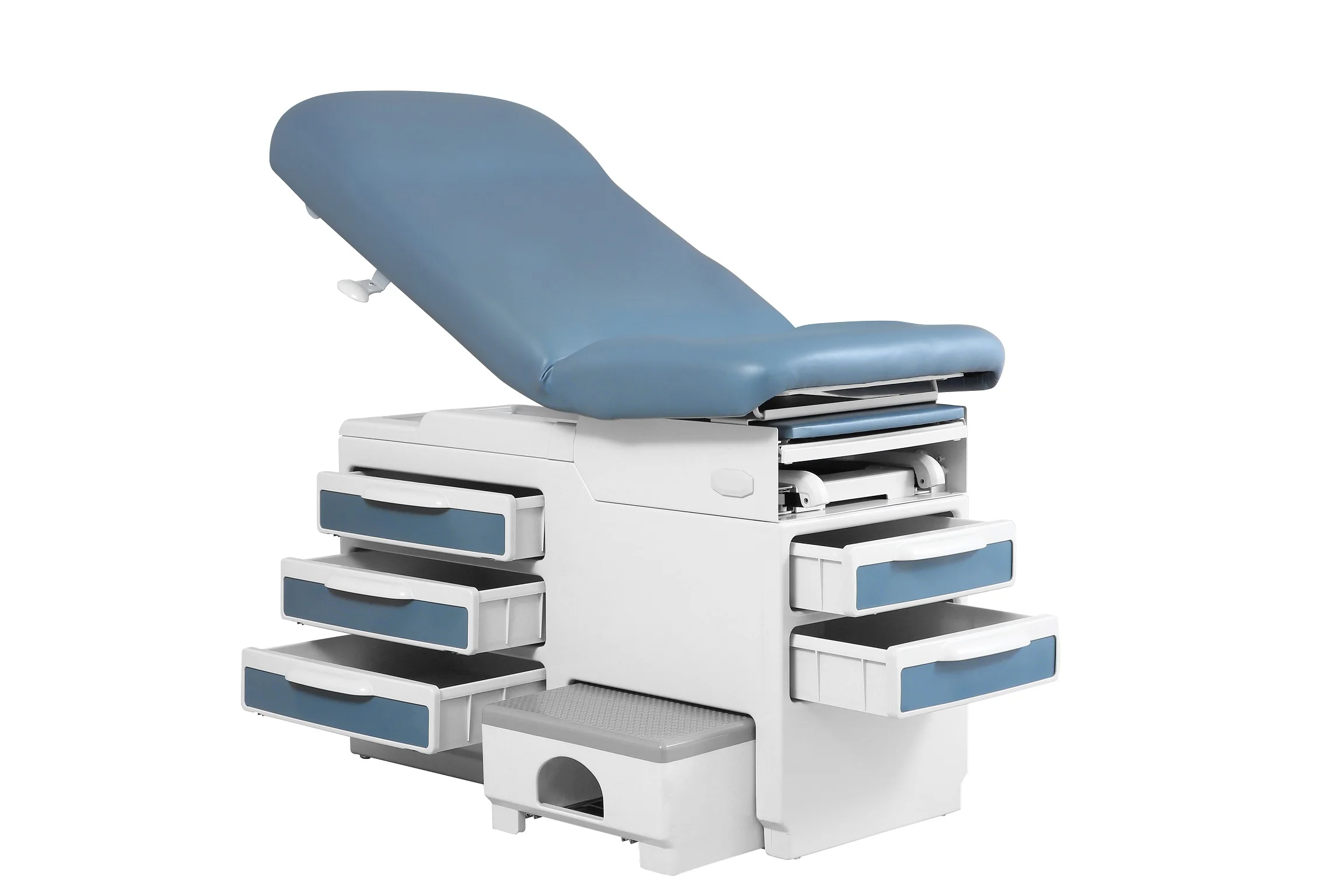 Manual hospital gynecological examination bed