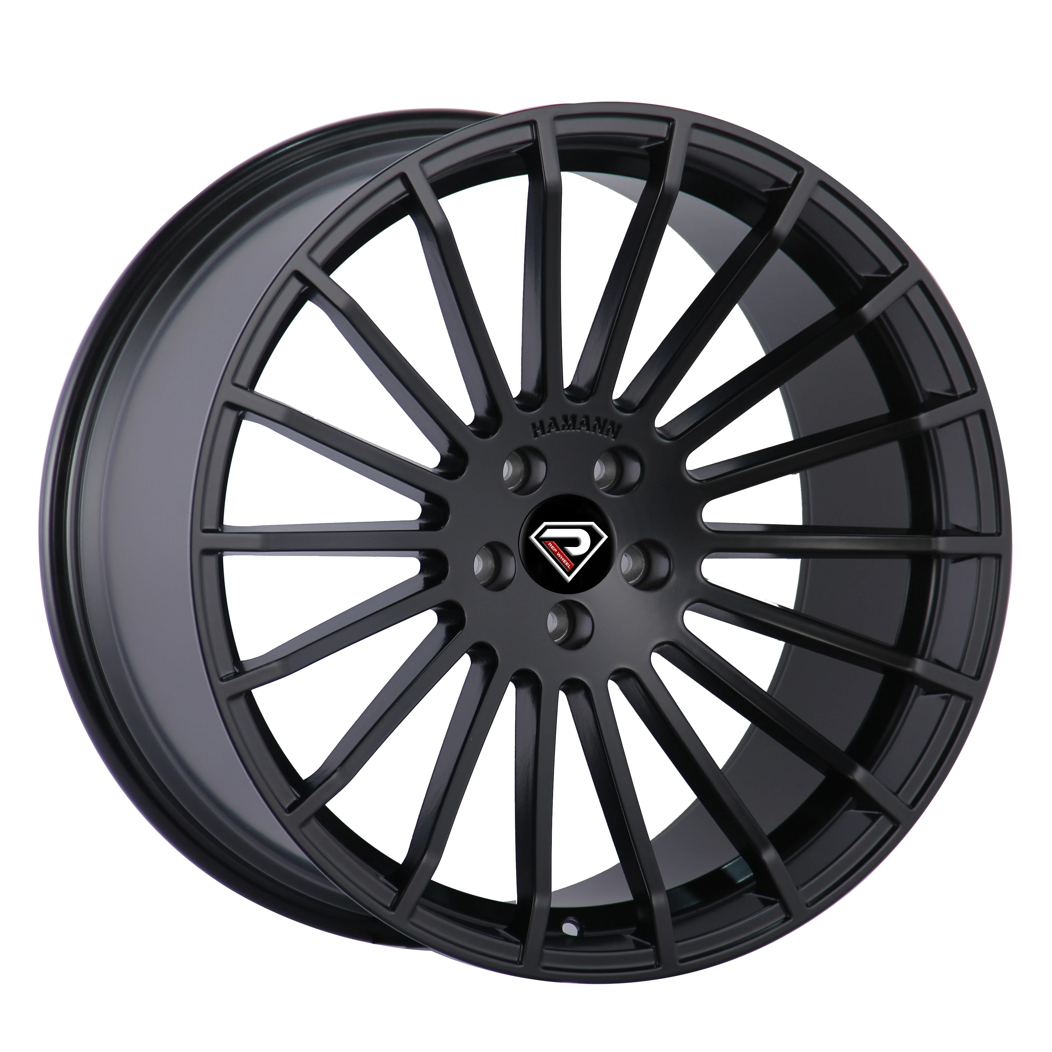 Rep 397 Satin Black  and Multi-spoke PCD  18 inch available in stock Passenger Car Wheel