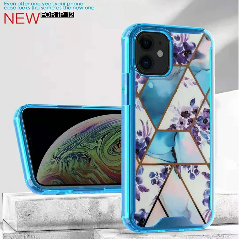 Mobile Back Cover IMD Printed Custom Cell Phone Tpu Pc Case for for 12pro/12pro max/11/11pro max
