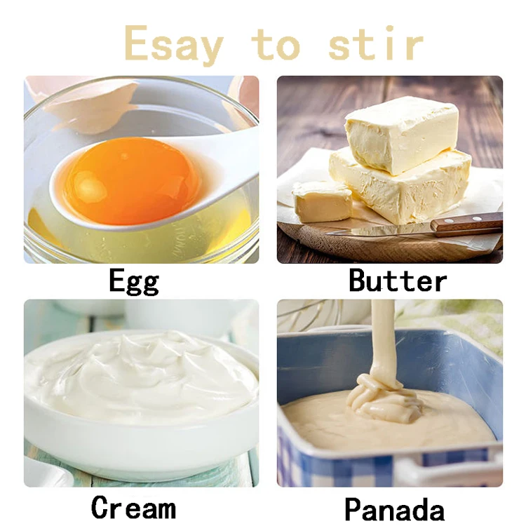 
New Style Stainless Steel Semi-automatic Rotating Egg Beater Kitchen Tool Durable Egg Whisk 