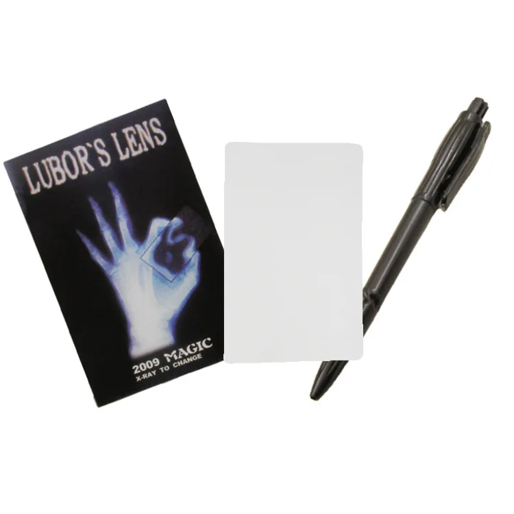 Illusion Card And Pen Magic Trick Gimmick Magic Props