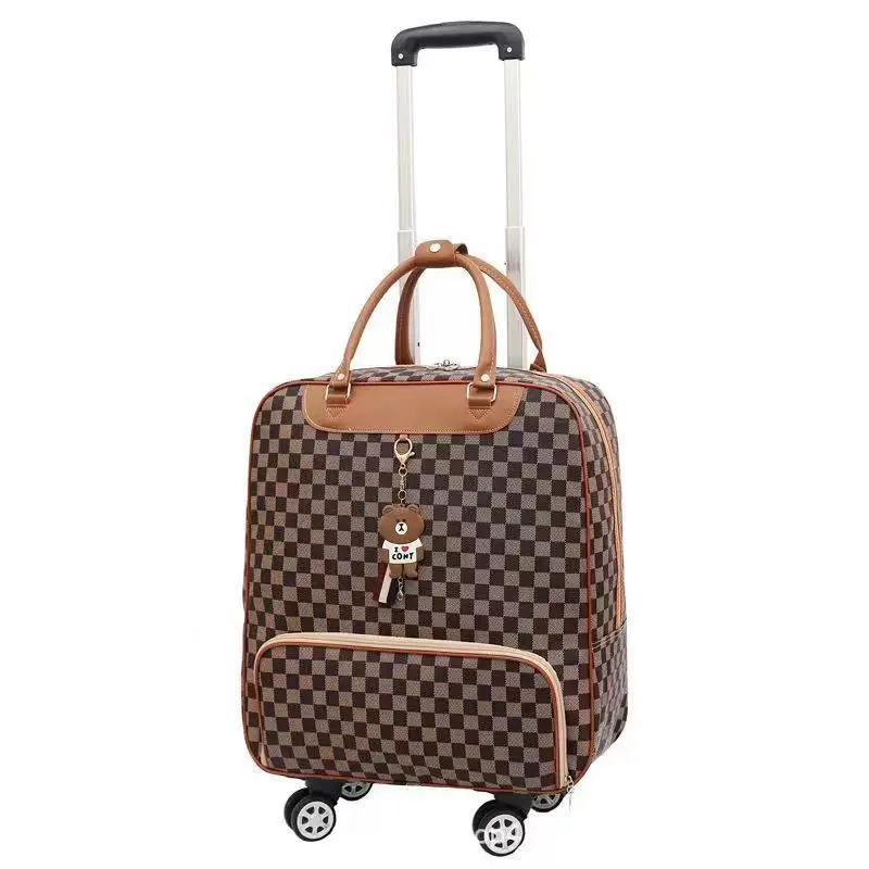 female hand luggage large capacity wheel pull rod bag travel bag boarding bag