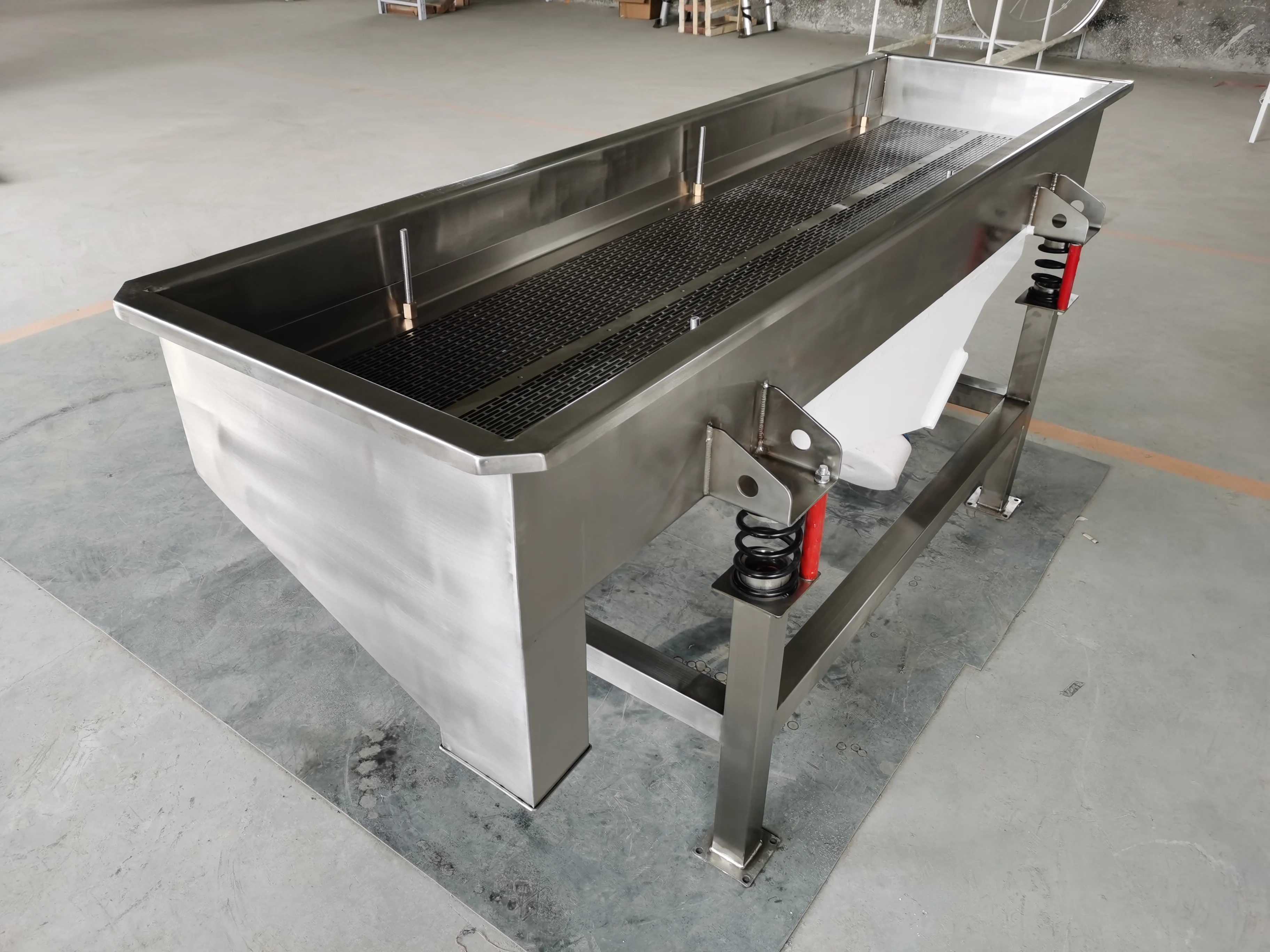 Linear Vibrating Screen Soil Sifter Machine rectangular linear vibrating electric soil sifter machine