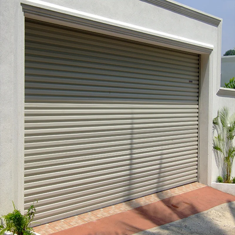 TOMA  European standard motorized aluminum shutters aluminum slats steel roller shutter porte aluminum