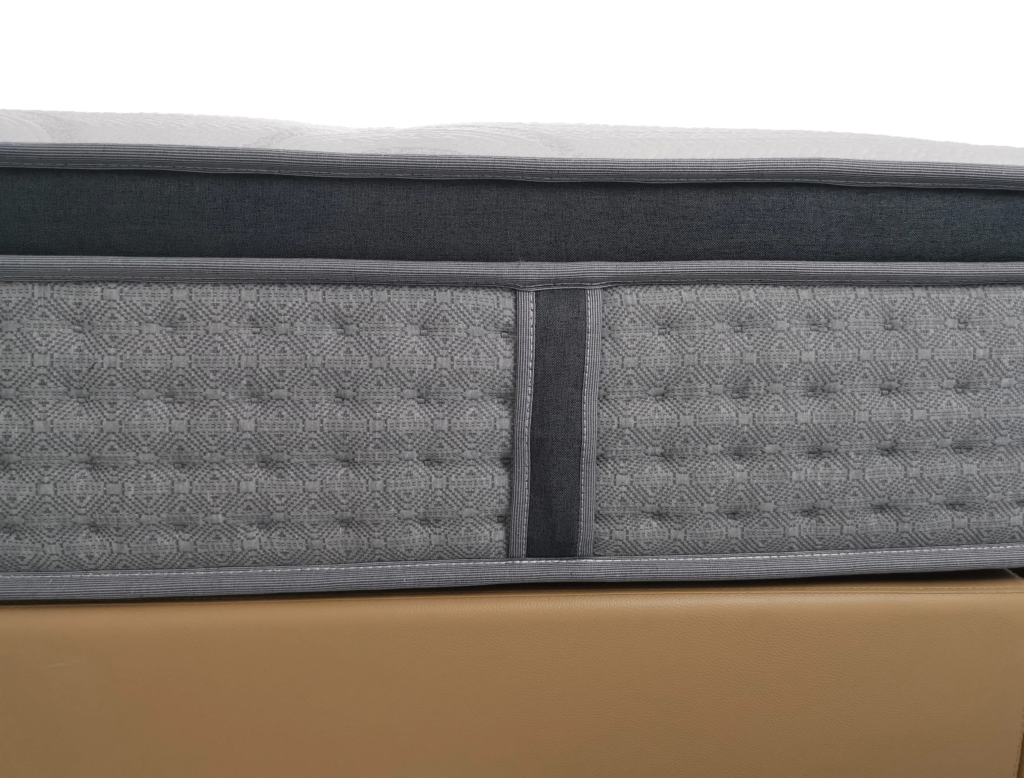 NEW Arrival Vacuum Compressed Packing Gel Memory Natural Latex Head to Toe Support Pocket Spring Mattress