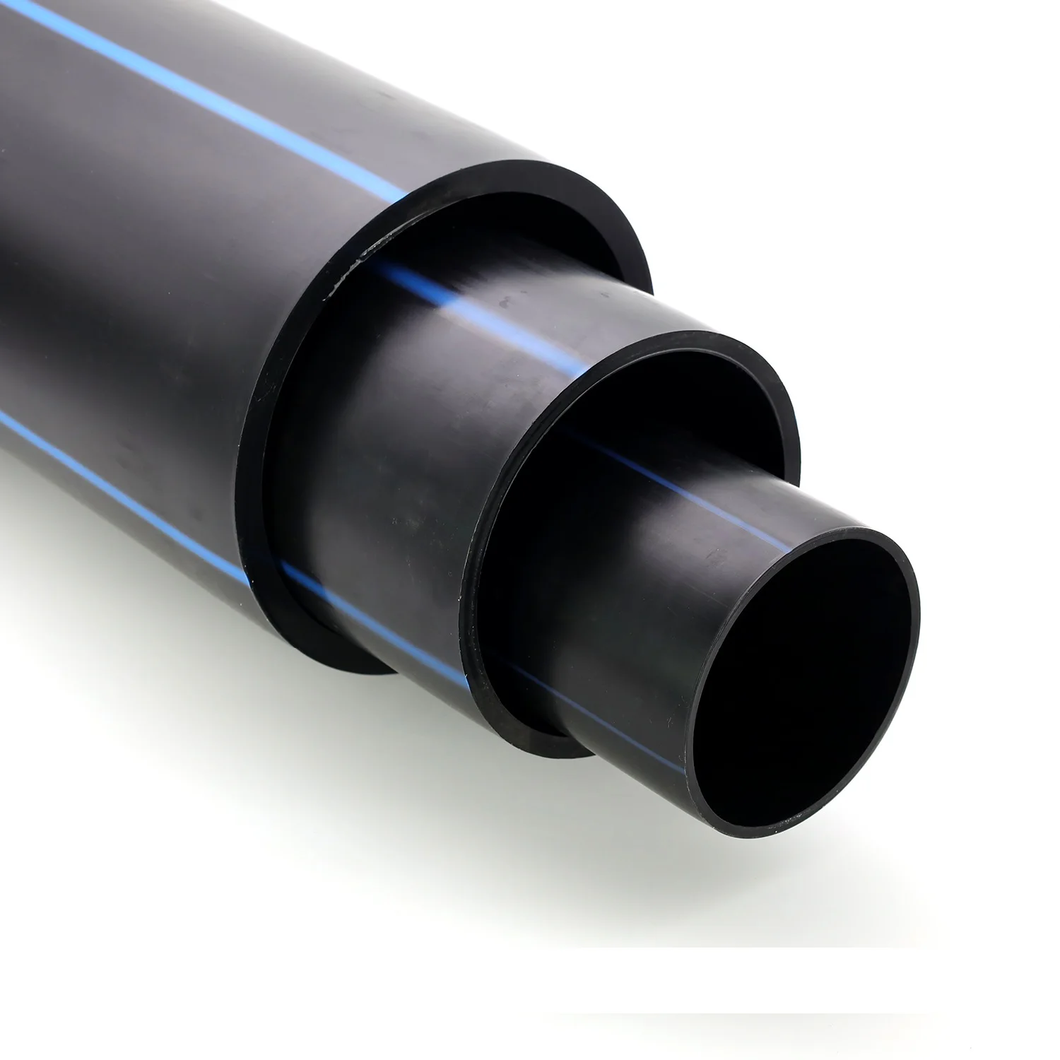 HDPE Sewage Pipes/ plastic HDPE pipe/ HDPE tube for  drainage pipeline to convey corrosive medium